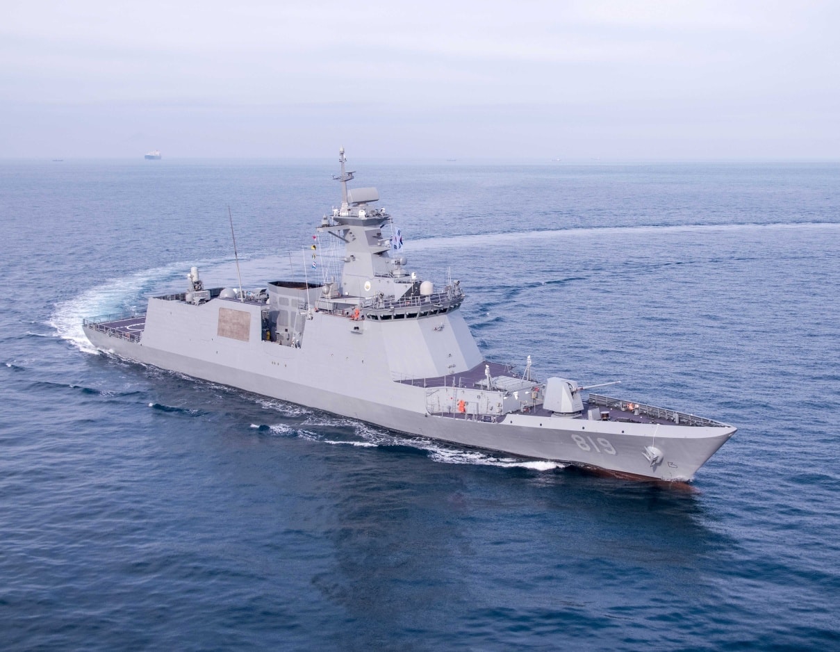 Daegu ROKS-Gyeongnam-Daegu-class-FFX-Batch-II-frigate-ROK-Navy